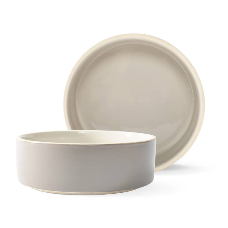 Petshop by Fringe Studio - Medium Pet Bowl Minimal Cocoa