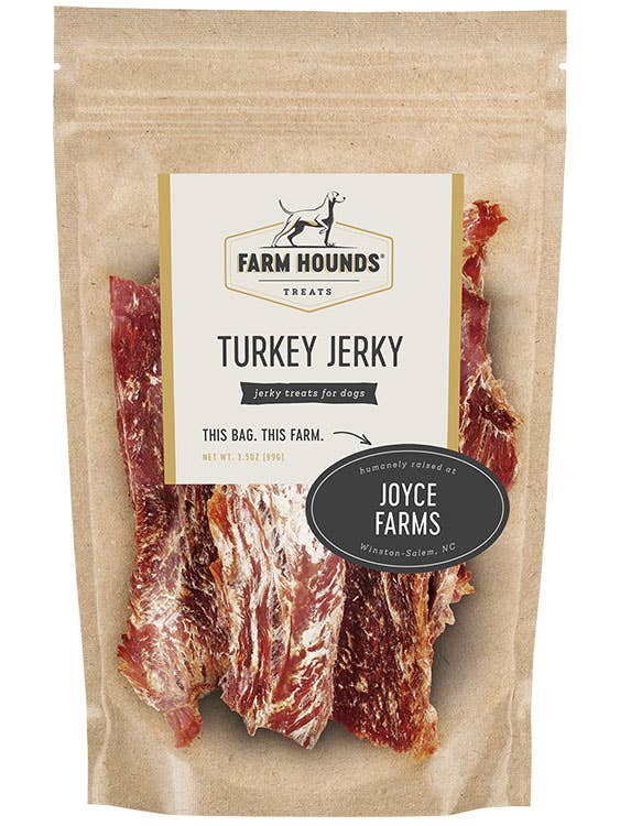 Turkey Jerky Dog Treats - All-Natural - 3.5oz
