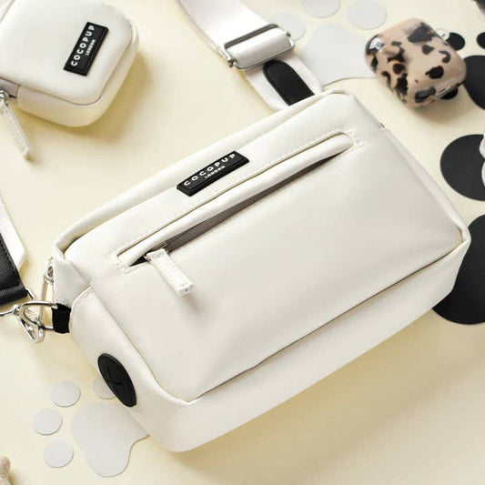 cocopup - white walking bag/strap