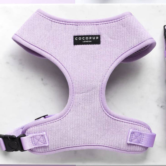 cocopup london - lilac adjustable neck harness