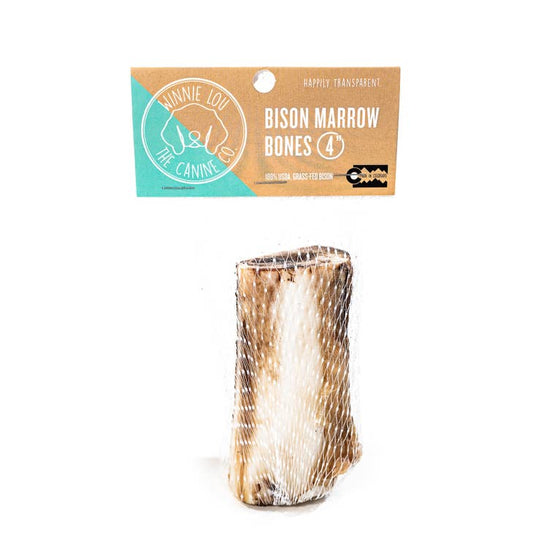 winnie lou - bison marrow bone 4"
