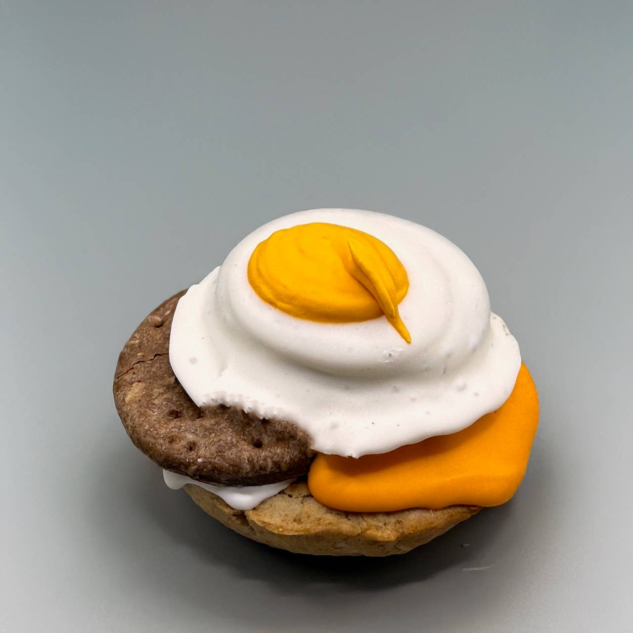 Dogels with "Sausage, Egg, & Cheese" Organic Dog Cookie