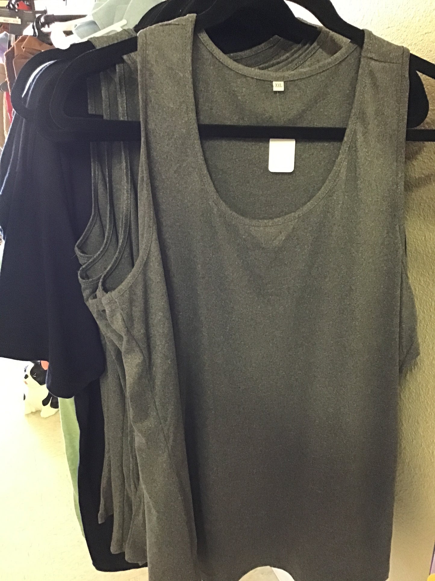 Tank top with paw prints