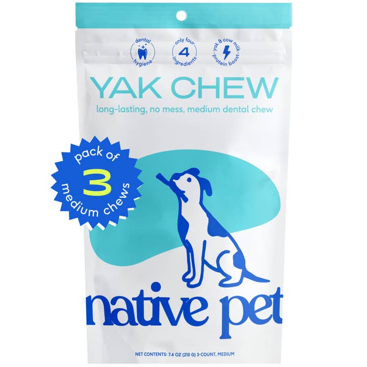 native pet - Yak Dental Chews , Himalayan Cheese Dog Treats