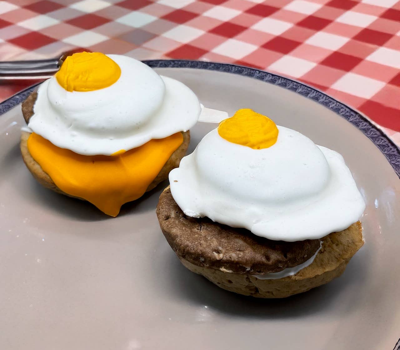 Dogels with "Sausage, Egg, & Cheese" Organic Dog Cookie
