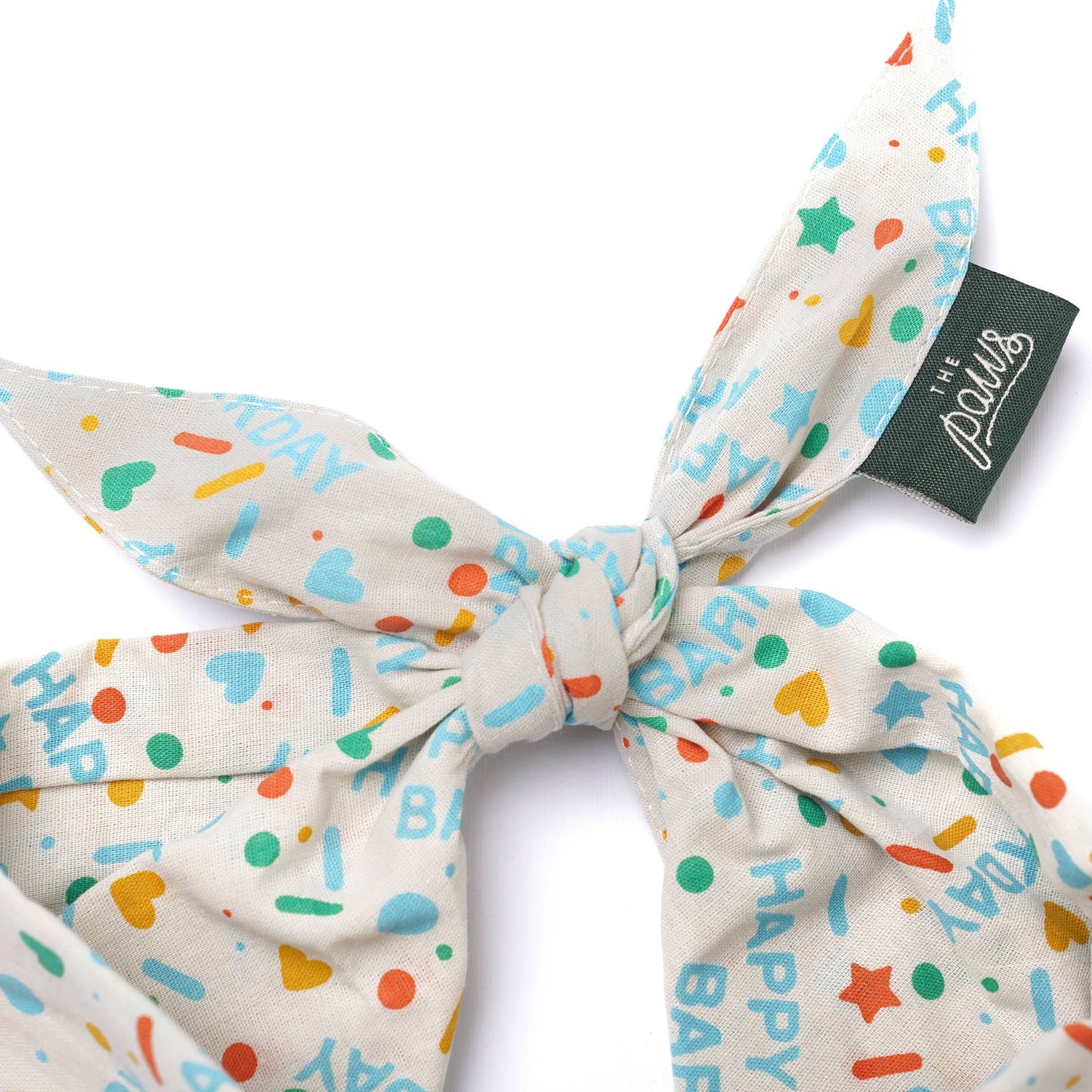 Sparkle Pawty Blue Dog Bandana