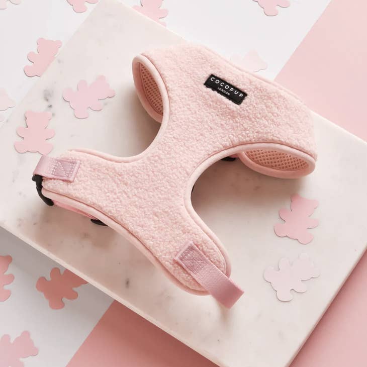 cocopup london - love a lot teddy adjustable neck harness