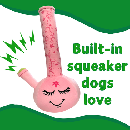 Harmony Bong, Parody Plush Squeaky 420 Dog Toy