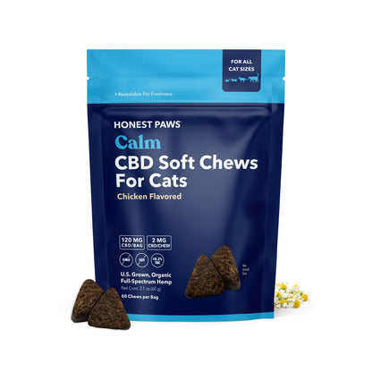 Honest Paws - Calm CBD Soft Chews For Cats