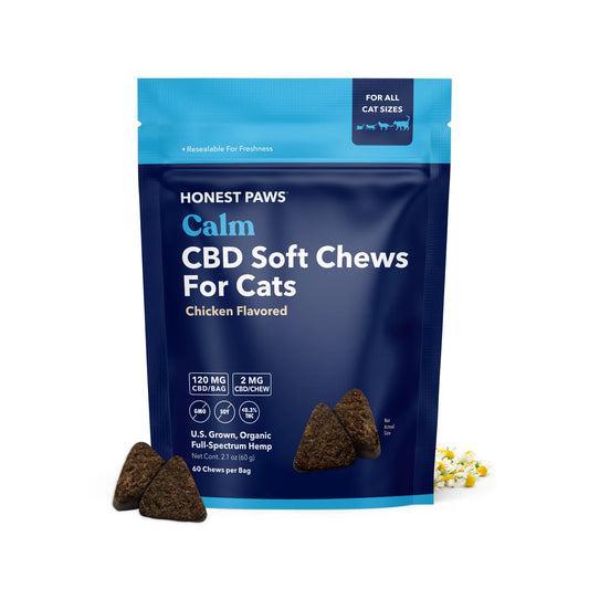 Honest Paws - Calm CBD Soft Chews For Cats