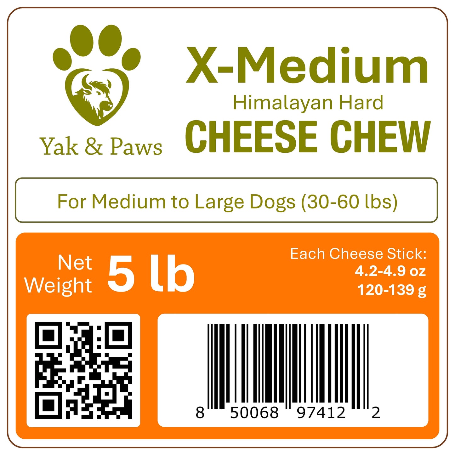 Yak Cheese Dog Chews
