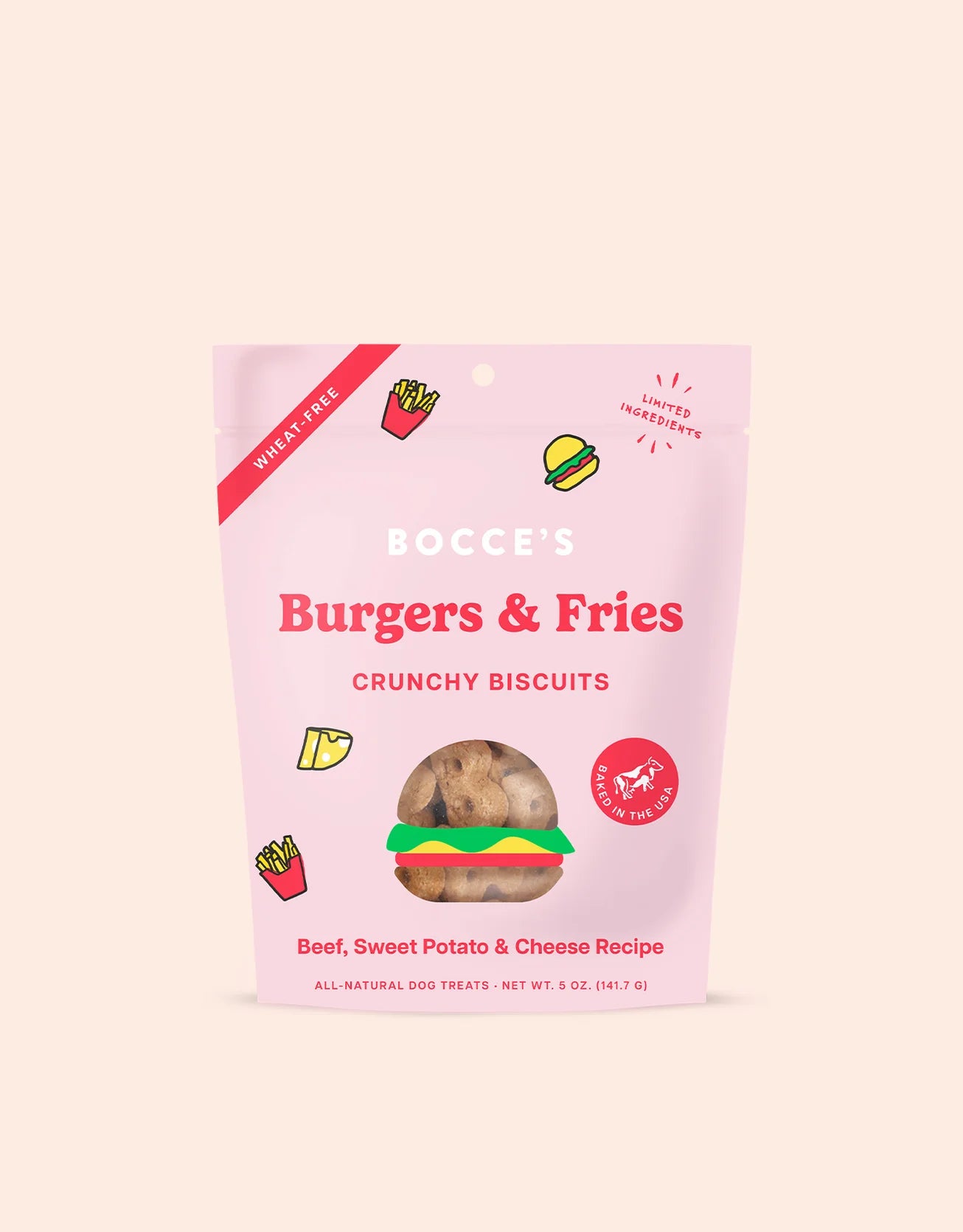 Bocce’s Burgers & Fries Crunchy Biscuits 5oz