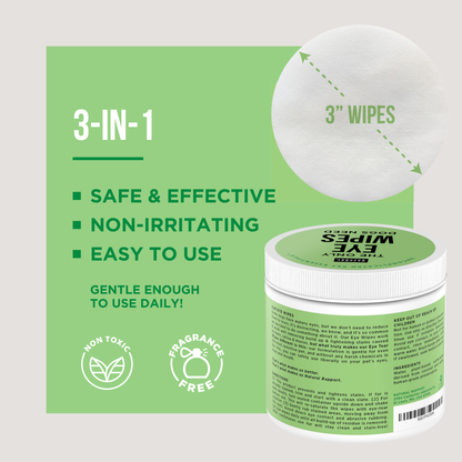 The Only Eye Wipes Dogs Need