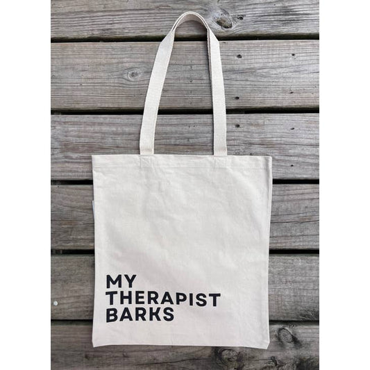 Bark Jax - My Therapist Barks Tote Bag