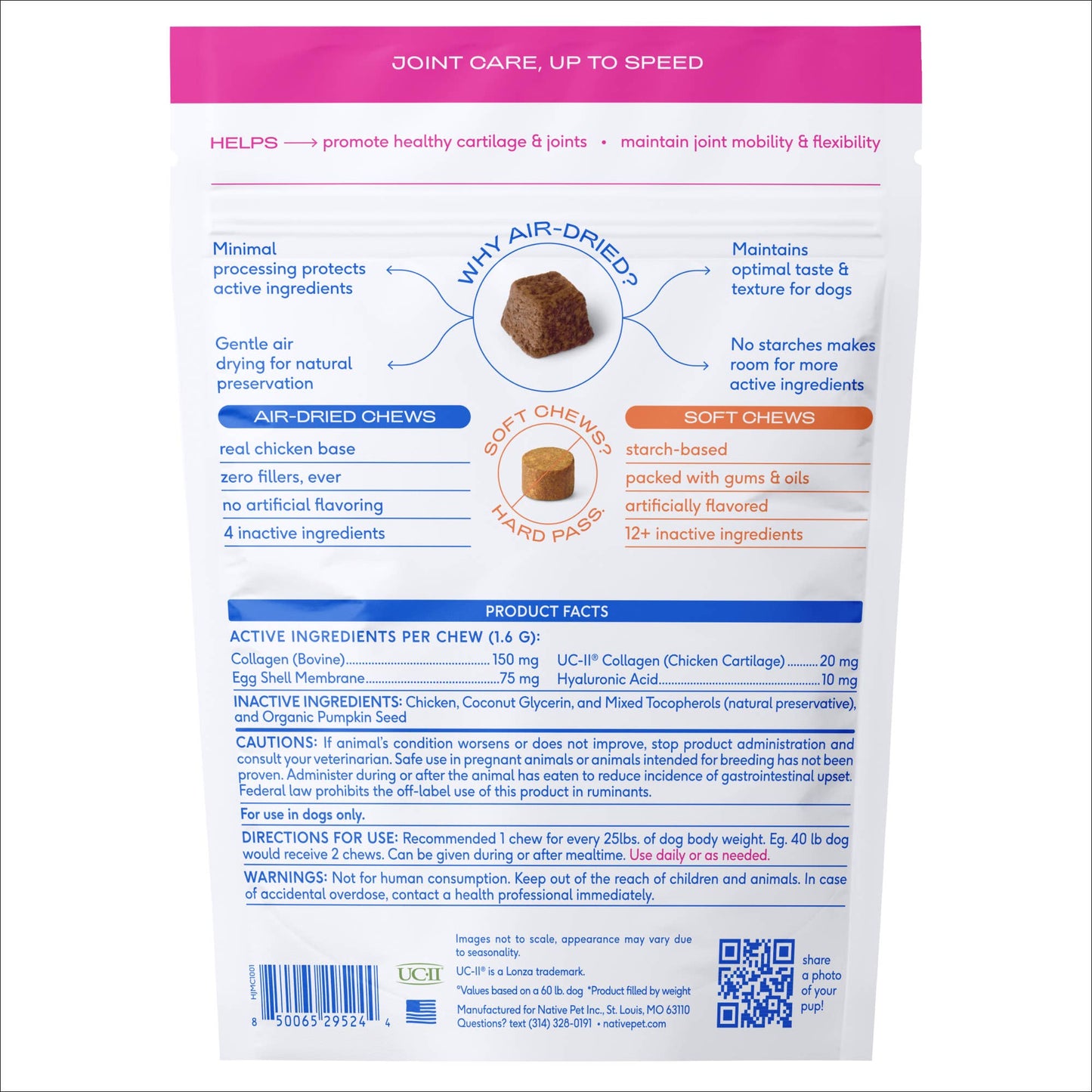 Hip+Joint Mobility Care Chews, Hip & Joint Supplement
