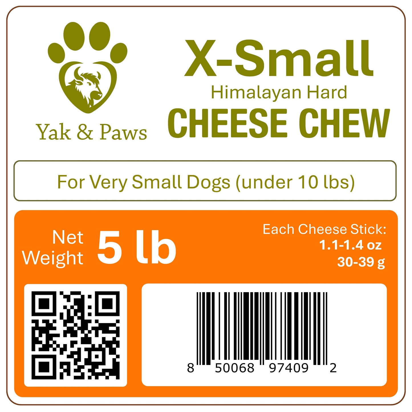 Yak Cheese Dog Chews