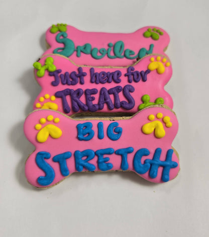 Large Dog Message Bones