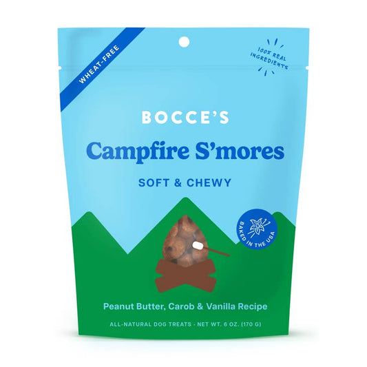 Bocce's Bakery Campfire S'mores 6oz Soft & Chewy Dog Treats