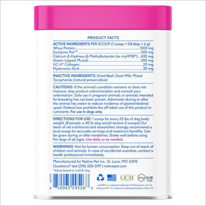 Hip+Joint Advanced Care Powder Joint, Muscle & Inflammation