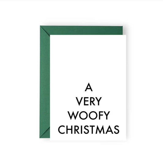 A Very Woofy Christmas Greeting Card