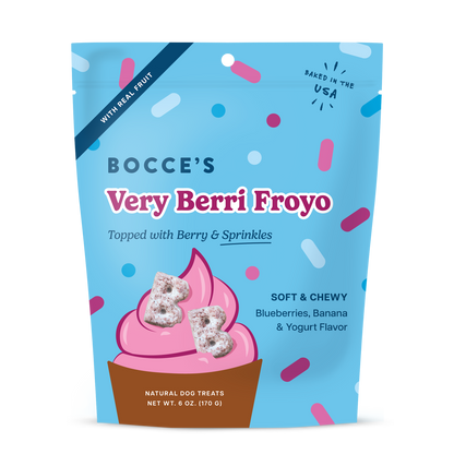Bocce's Bakery Very Berri Froyo Soft & Chewy Dog Treats 6oz