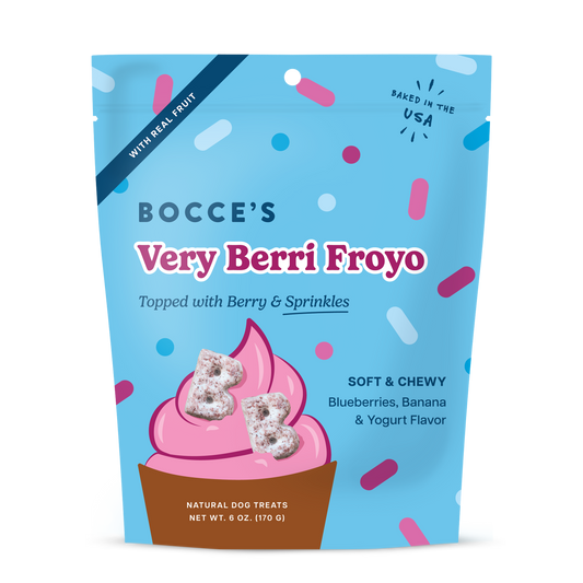 Bocce's Bakery Very Berri Froyo Soft & Chewy Dog Treats 6oz