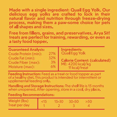 Freeze-Dried Egg Yolk