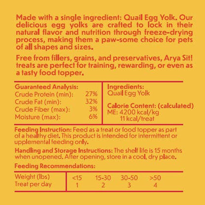 Freeze-Dried Egg Yolk