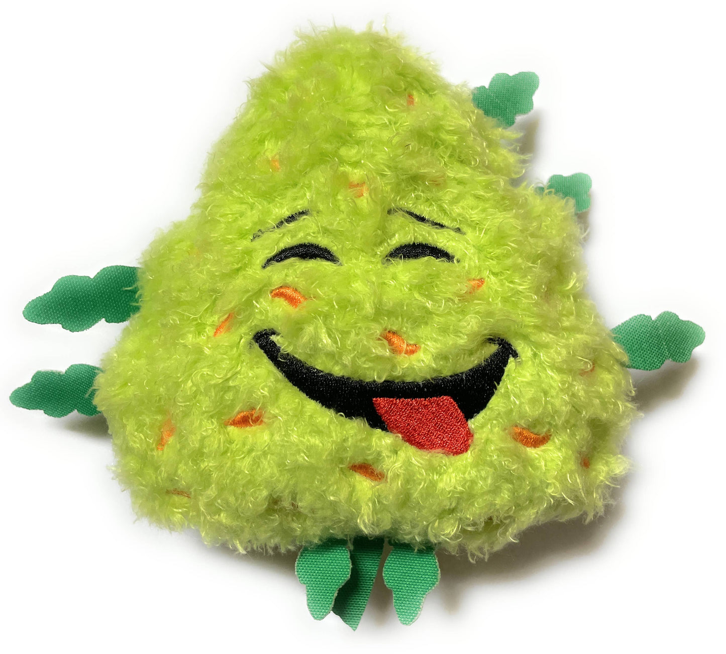 Bud the Weed Nug, Parody Plush Squeaker 420 Dog Toy