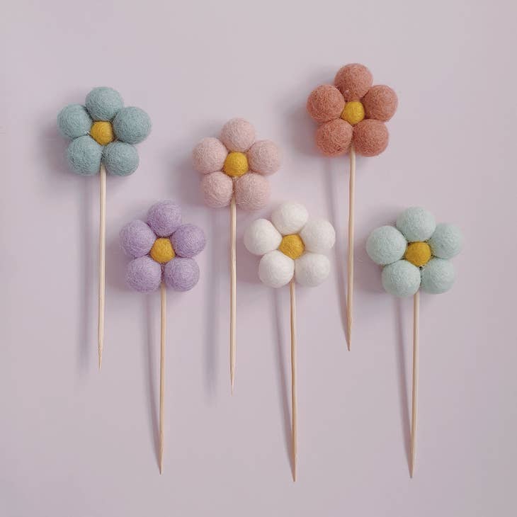 FLOWER CAKE TOPPER