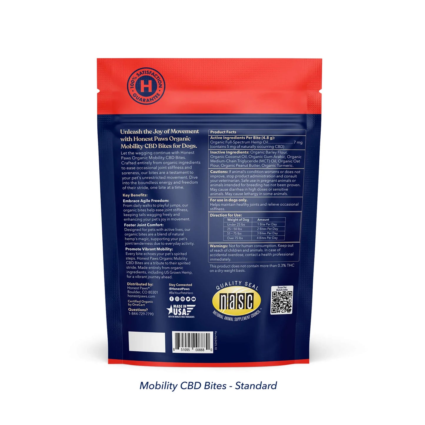 Honest Paws - Mobility CBD Bites