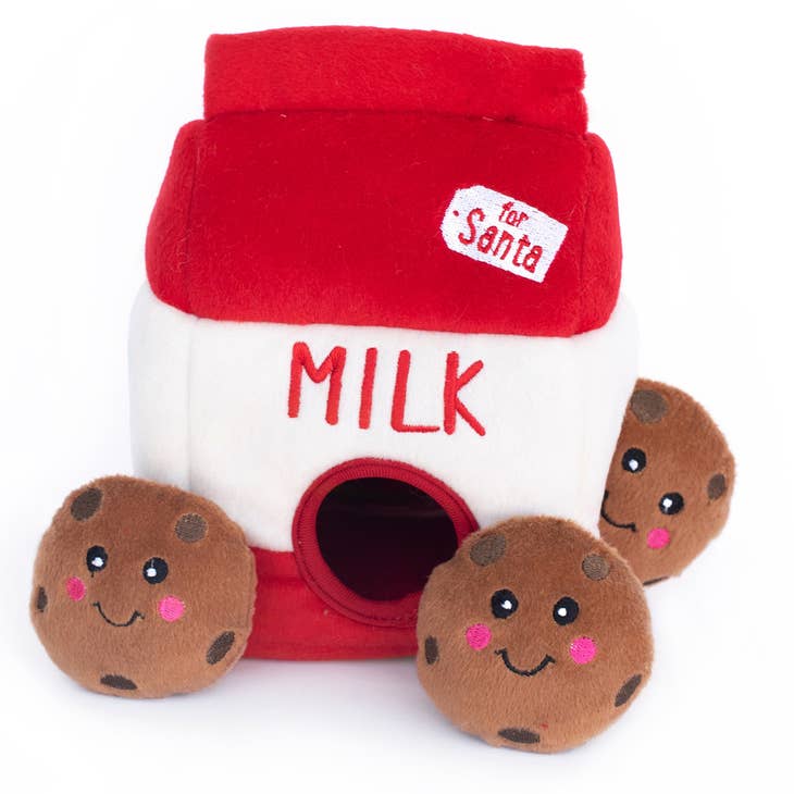 Zippypaws Burrow Santa's Milk and Cookies