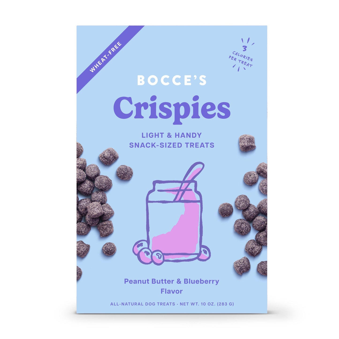 Bocce's PB + Blueberry Crispies Dog Treats 10oz