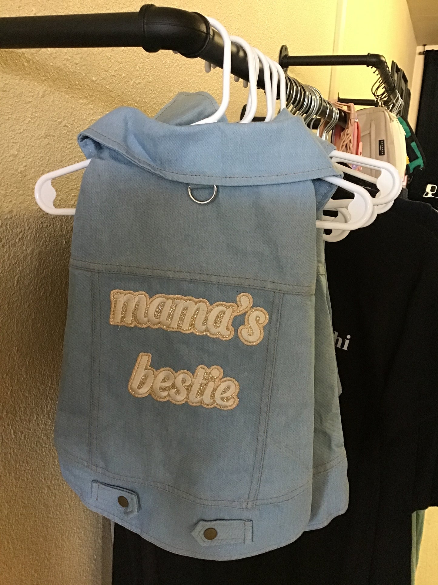mama’s bestie denim vest