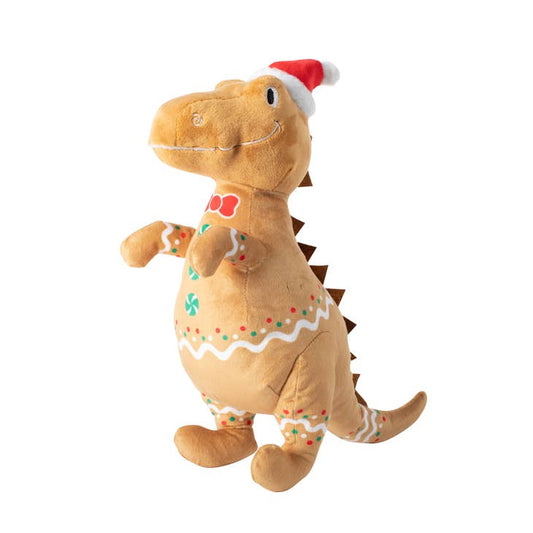 Petshop By Fringe Studio Cookie-Saurus Plush Dog Toy