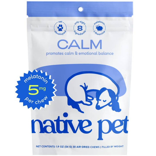 native pet calm chicken chews