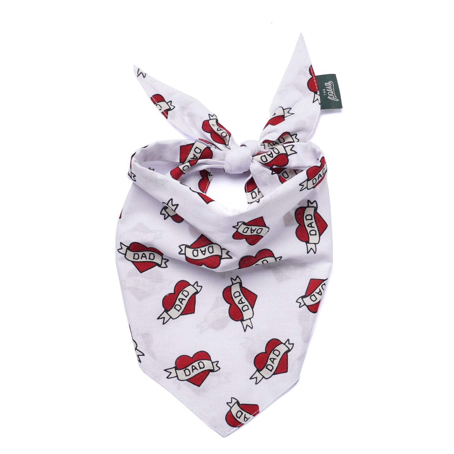 Love Dad Dog Bandana