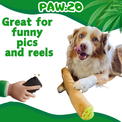 B the Blunt, Stuffed Parody Squeaker 420 Dog Toy