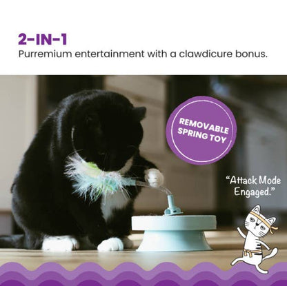 CatStages 2-in-1 Topper Scratch n' Bat Cat Toy