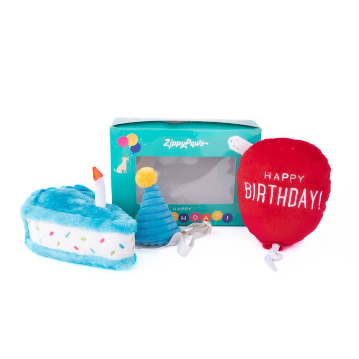 birthday box - blue