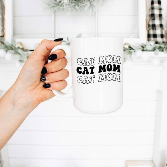 Boho Sips - Cat Mom Mug