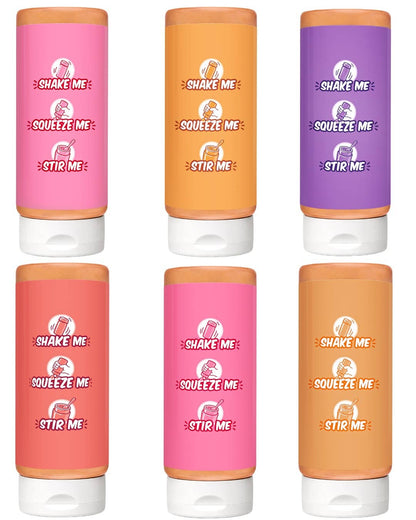 Mix-N-Match 14oz Squeeze Bottles (Case of 12)