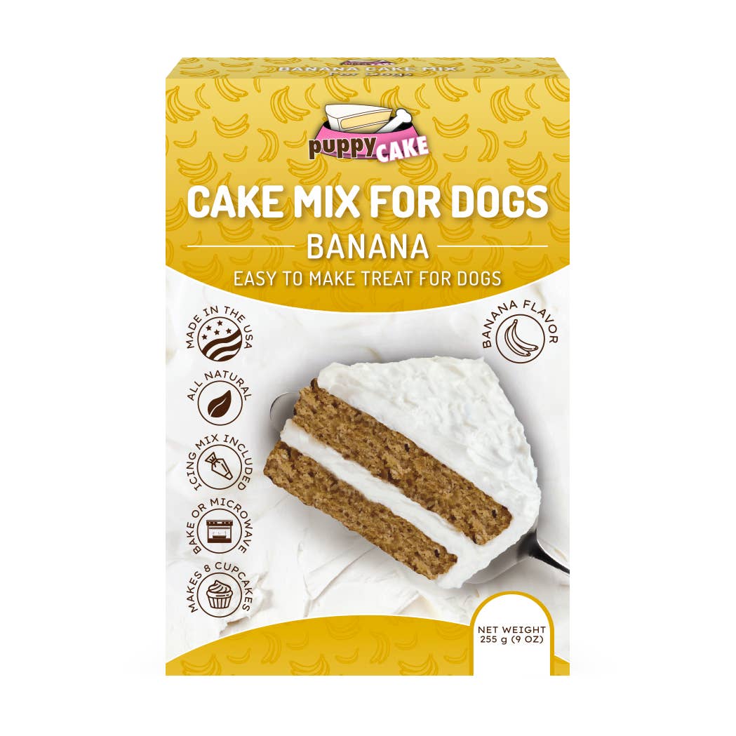 Puppy Cake Mix Banana Flavored
