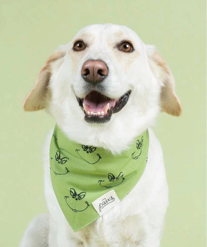 the paws - the grinch bandana