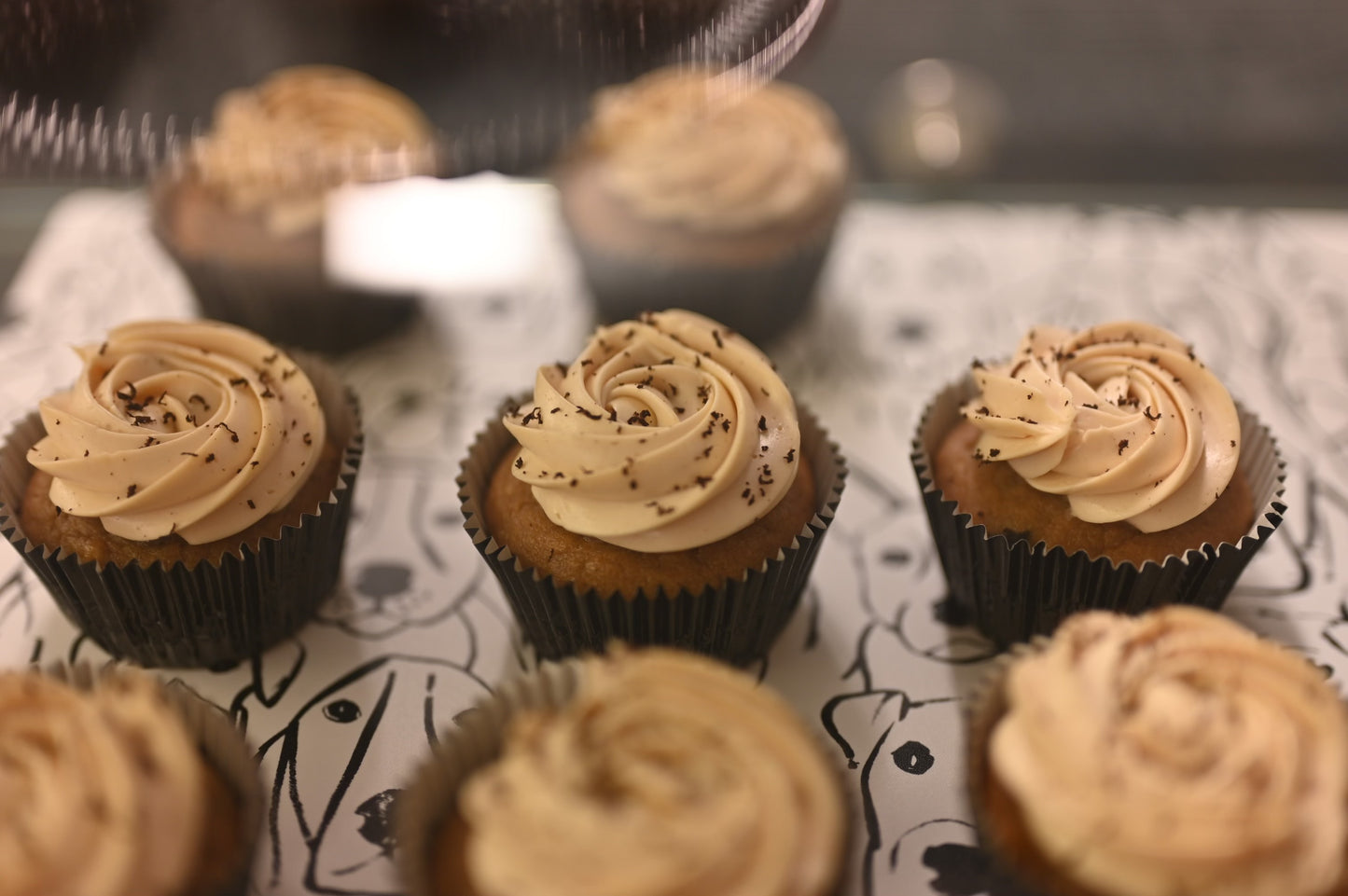 mac millie banana carob cupcake