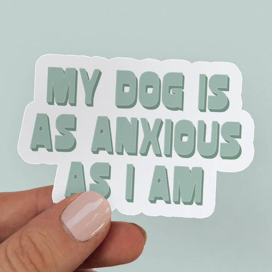 Anxious Dog Sticker