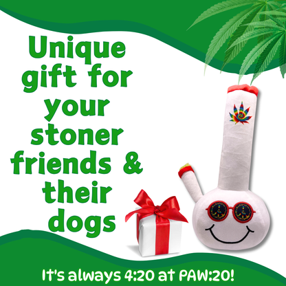 Billie Bong, Parody Plush Squeaker 420 Dog Toy