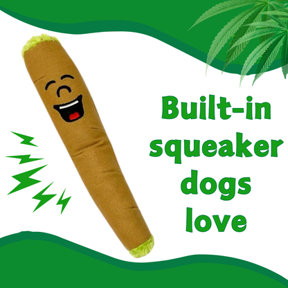 B the Blunt, Stuffed Parody Squeaker 420 Dog Toy