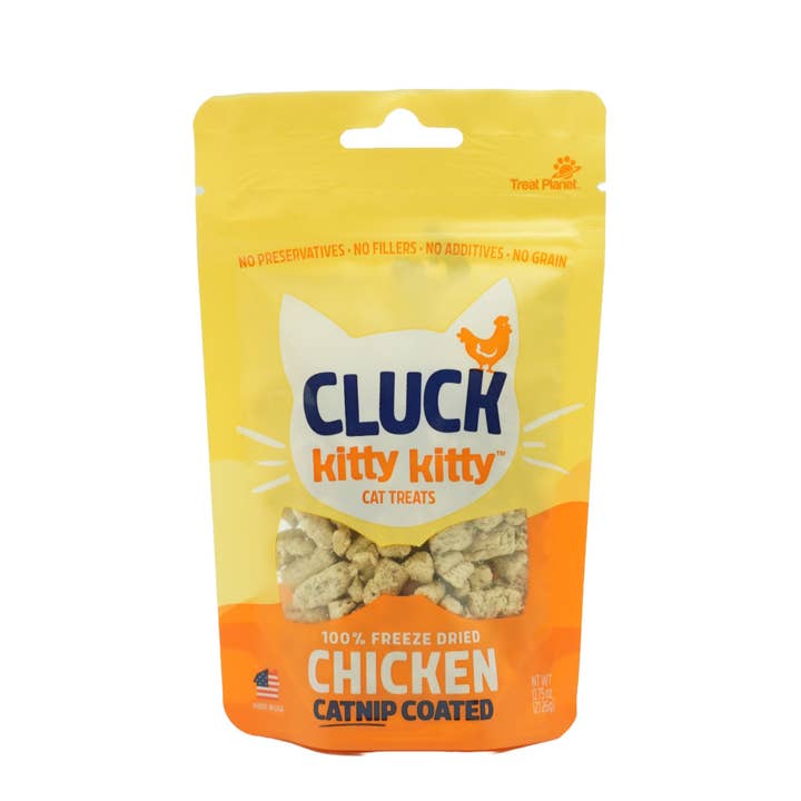 Kitty Kitty Cluck Freeze Dried Chicken Treat with Catnip