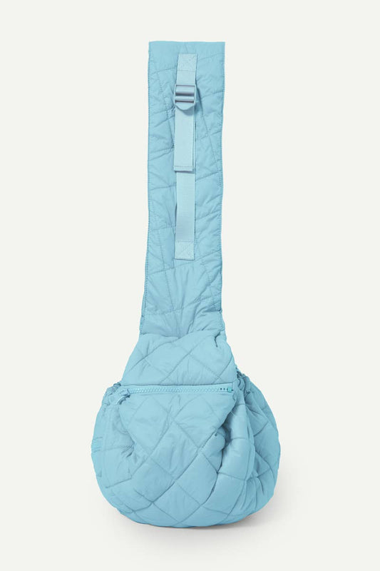 Eco Packable Sling Carrier in Sky Blue for Dogs